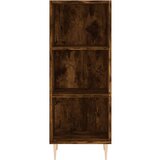 vidaXL Visoka omara dimljeni hrast 34,5x34x180 cm inženirski les | Shoptok.si