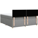  s oprugama i madracem svjetlosivi 180x200 cm od tkanine | Eponuda.com