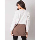 RUE PARIS Sweatshirt-RV-BL-7197.89P-white-brown | shoptok.hr