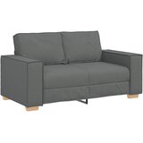  Dvodijelni set sofa s jastucima, tamno siva tkanina | shoptok.hr