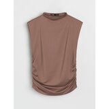 Sinsay Bluza sa stojećim ovratnikom i naborima sa strane | shoptok.hr