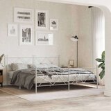  Kovinsko vzglavje belo 180 cm | Shoptok.si