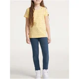 Ragwear Yellow Girl Patterned T-Shirt Violka Chevron - Girls