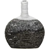 Vaza, 25 cm, Sivo-bela
