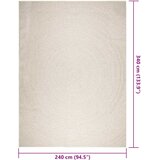  Tepih ZIZUR 240 x 340 cm s izgledom jute unutarnji i vanjski | shoptok.hr