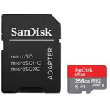 Sandisk Ultra + adapter SDSQUAB-256G-GN6MA Micro SD 256GB Cene
