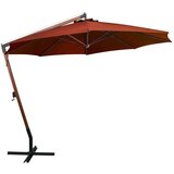  Viseč senčnik terakota 3,5x2,9 m trden les jelke | Shoptok.si