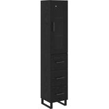  Highboard Crni hrast 34,5 x 34 x 180 cm Konstruirano drvo | shoptok.hr