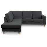 Scandic Antracitno siva kotna sedežna garnitura (levi kot) Focus – | Shoptok.si