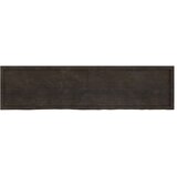  Kupaonska radna ploča tamnosmeđa 200x50x(2-4) cm tretirano drvo | shoptok.hr