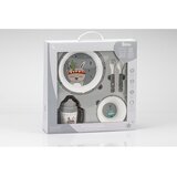 Interbaby set za jelo Indian - grey | shoptok.hr
