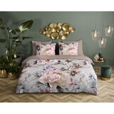 Descanso Siva/rjava enojna/podaljšana posteljnina iz bombažnega satena 140x220 cm Colinda – | Shoptok.si