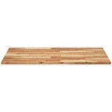 Stolna ploča 100x70x2 cm pravokutna od masivnog drva bagrema - Uljni premaz 100 x 70 x 2 cm 1 | shoptok.hr