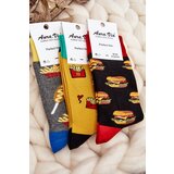 Aura.via Men's Socks French Fries Grey | shoptok.hr
