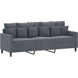  3-dijelni set sofa s jastucima tamnosivi baršunasti | Eponuda.ba