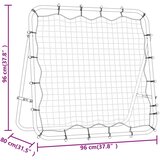  Podesivi odbojnik za nogomet 96 x 80 x 96 cm čelik i PE | Eponuda.com