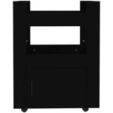  Kuhinjska kolica crna 60 x 45 x 80 cm od konstruiranog drva | Eponuda.com