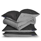 sleepwise Soft Wonder-Edition, posteljnina, 155 x 200 cm, temnosiva/svetlosiva Cene