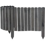 Aquagart 4x Lesena rolo ograja siva 40 x 200 cm – vrtna obroba za gredice in razmejitev trate | Fleksibilna obroba za poti, (5000159609) | Shoptok.si