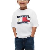 Tommy Hilfiger Majice s kratkimi rokavi KS0KS00766YBR Bela Cene