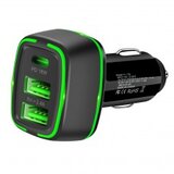  AUTO PUNJAČ 2XUSB + 1XUSB TIP C - 5V Haweel | Eponuda.ba