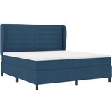 Box Postelja s vzmetnico Modra 180x200 cm Tkanina, (22052973) | Shoptok.si
