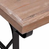  Blagovaonski stol 110x65x82 cm od masivne jelovine i željeza | shoptok.hr