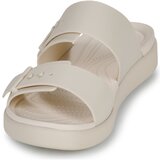 Crocs Natikači Brooklyn Buckle Low Low Bež | Shoptok.si