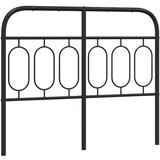  Kovinsko posteljno vzglavje črno 120 cm | Shoptok.si