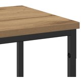 Konsolna Miza Artisanski Oreh 200x30x75 cm Sestavljena Iz Lesa in Jekla | Shoptok.si