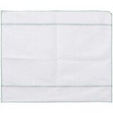 vidaXL Krpe za pod 50 kom bijele sa zelenim prugama 50 x 60 cm | shoptok.hr