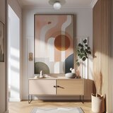  plafonsko svetlo flat 1xE27/15W/230V, prečnik 35 cm, bež | Eponuda.com