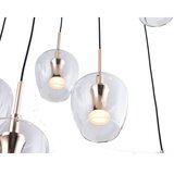Zuma line MD2291-11B-3BGT - LED luster na sajli NELSON 11xLED/3W/230V crna | Eponuda.com