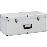 vidaXL Kovčki za shranjevanje 3 kosi srebrn aluminij | Shoptok.si