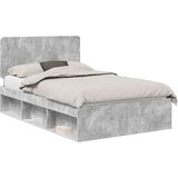  Konstrukcija postelje Beton 120 x 200 cm Masivno borovo les, (5000102842) | Shoptok.si