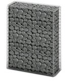 vidaXL Gabion košara s pokrovi pocinkana žica 100 x 80 x 30 cm | Shoptok.si