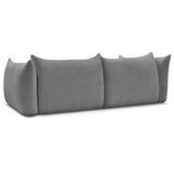Bobochic Paris Siva sedežna garnitura iz tkanine bouclé 286 cm Azra – | Shoptok.si