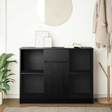  Komoda s ladicama crni hrast 101x35x76 cm konstruirano drvo | Eponuda.ba