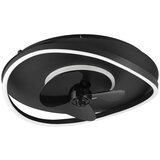 Mat črna LED stropna svetilka Sortland – | Shoptok.si