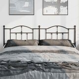  Metalno zamjensko uzglavlje crno 193 cm | shoptok.hr
