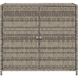  Vrtni ormarić za pohranu sivi 83x45x76 cm od poliratana | shoptok.hr