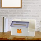  Organizator za stol s kutijom za maramice Zlatni zec Bijeli | shoptok.hr