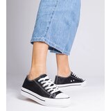 Gemre Black women's glitter sneakers Versina | Shoptok.si