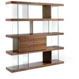 Angel Cerdá Orehova in steklena knjižna omara, (20619554) | Shoptok.si