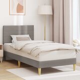  Krevetna konstrukcija Sivosmeđa 80 x 200 cm Tkanina | shoptok.hr
