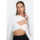 Trendyol Blouse - Ecru - Fitted Cijene