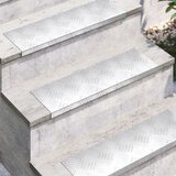  Stepenica Pravokutni 10 pcs Srebrno 60 x 18 x 2,5 cm Aluminij | shoptok.hr