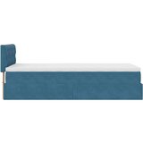 vidaXL okvir kreveta s madraca tamnoplavi 80x200cm baršunasti | shoptok.hr