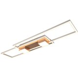  Bijela/u brončanoj boji LED stropna svjetiljka s daljinskim upravljačem/s mogućnosti zatamnjivanja 28x100 cm Albany – | shoptok.hr