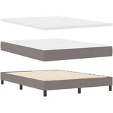 vidaXL Postelja boxspring z vzmetnico z vzmetnico Taupe 160 x 200 cm, (5000125782) | Shoptok.si